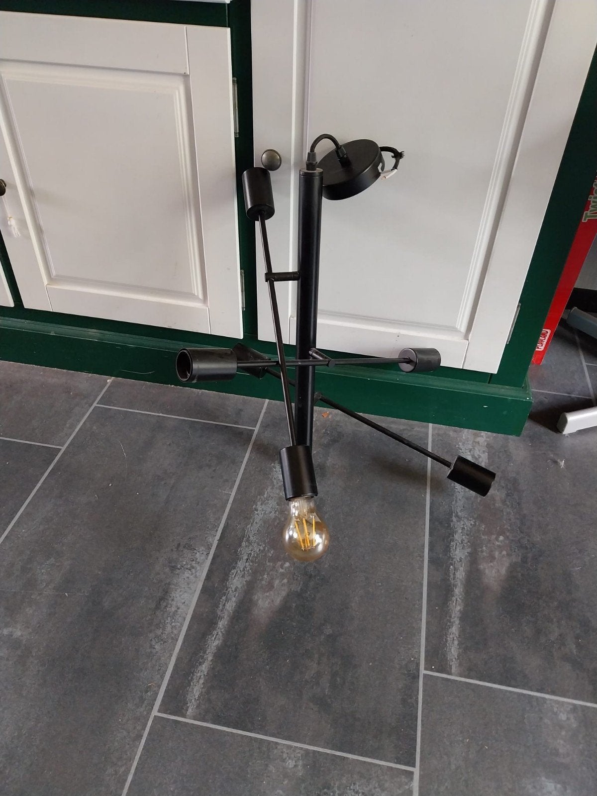 Leuke hanglamp, Ophalen of Verzenden, Zo goed als nieuw, Metaal