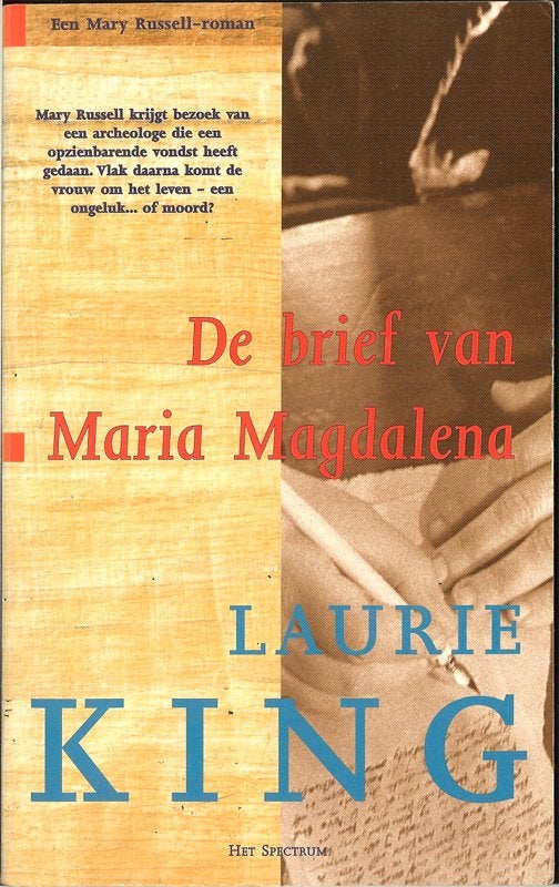 De brief van Maria Magdalena Auteur: Laurie R. King Uitg,, Boeken, Ophalen of Verzenden, Zo goed als nieuw, Overige onderwerpen