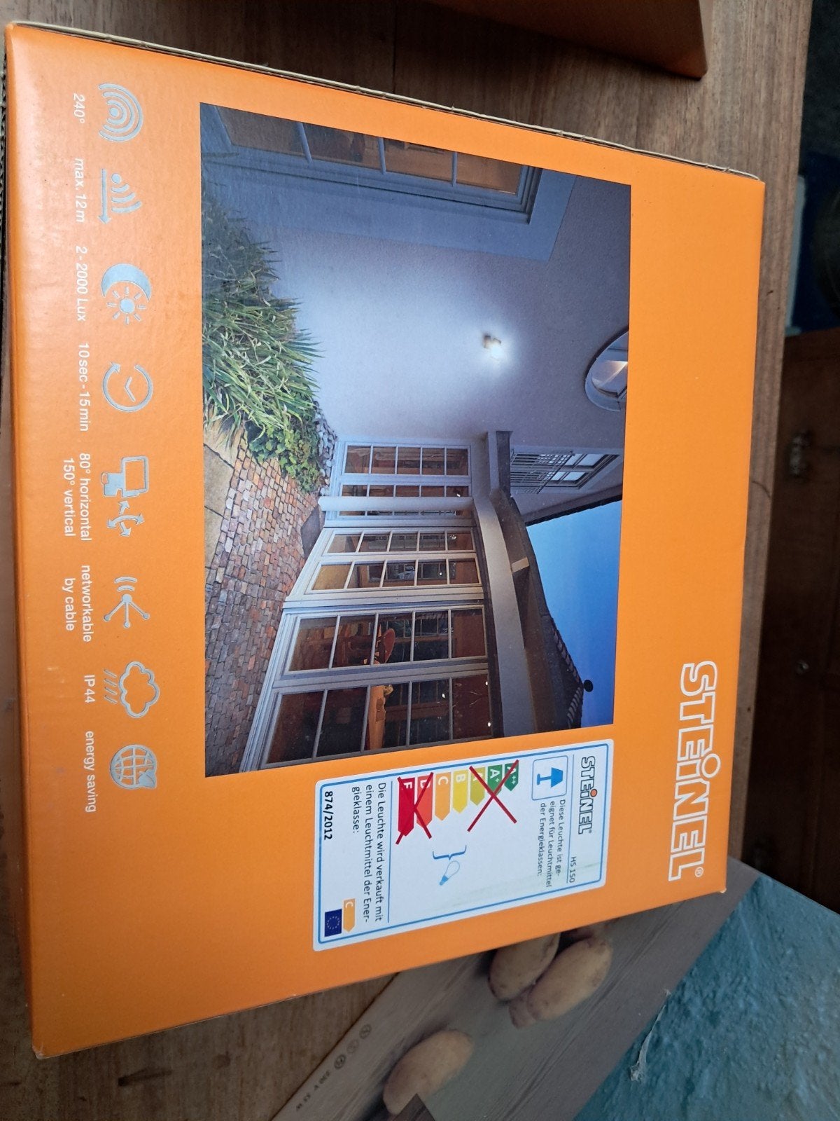 Steinel Halogeen Buitenlamp met Bewegingssensor, Ophalen, Kunststof, Wandlamp, Nieuw