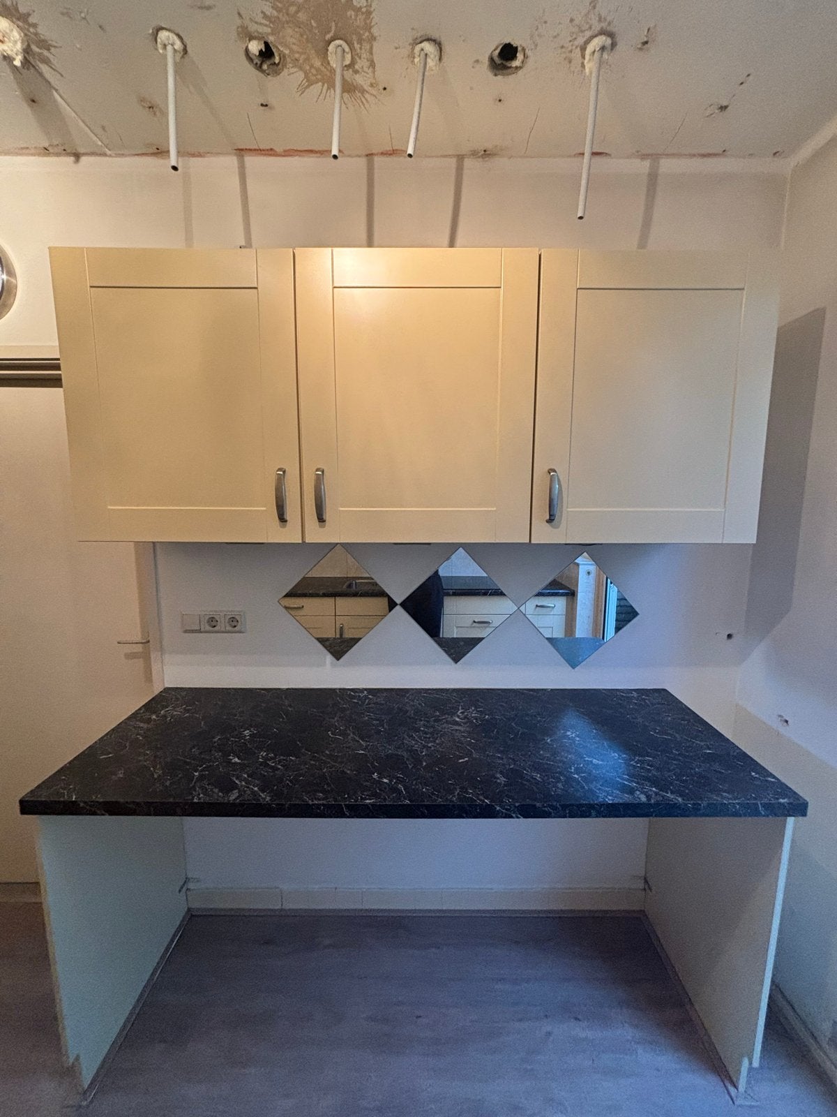 Complete keuken met vaatwasser, kookplaat en combimagnetron, Huis en Inrichting, Keuken | Complete keukens, Ophalen, Gebruikt