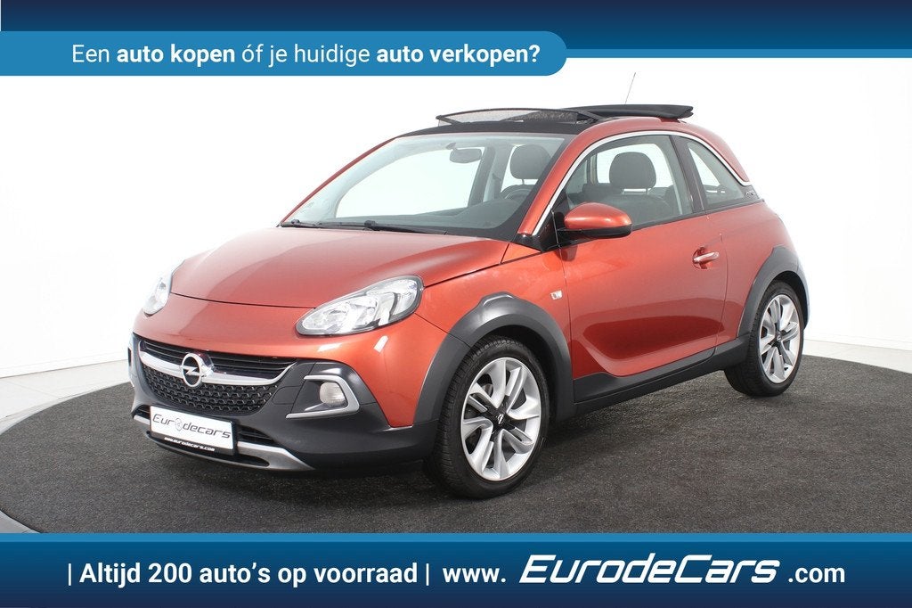 Opel ADAM 1.0 Rocks OpenAir *Leer*Stuurwiel verwarmd*, Auto's, Opel, Voorwielaandrijving, ADAM, 4 stoelen, Leder en Stof