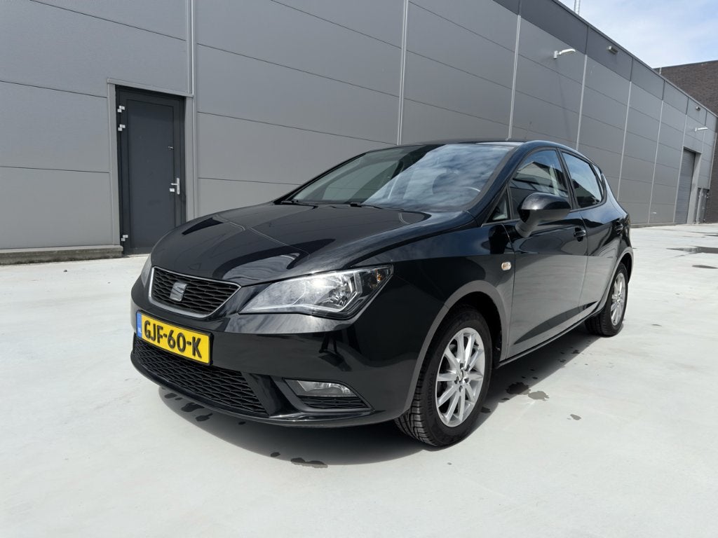 Seat Ibiza 1.0 TSI 70KW 5DRS 2017 Zwart met nieuwe APK, Auto's, Voorwielaandrijving, Stof, 995 kg, Bedrijf