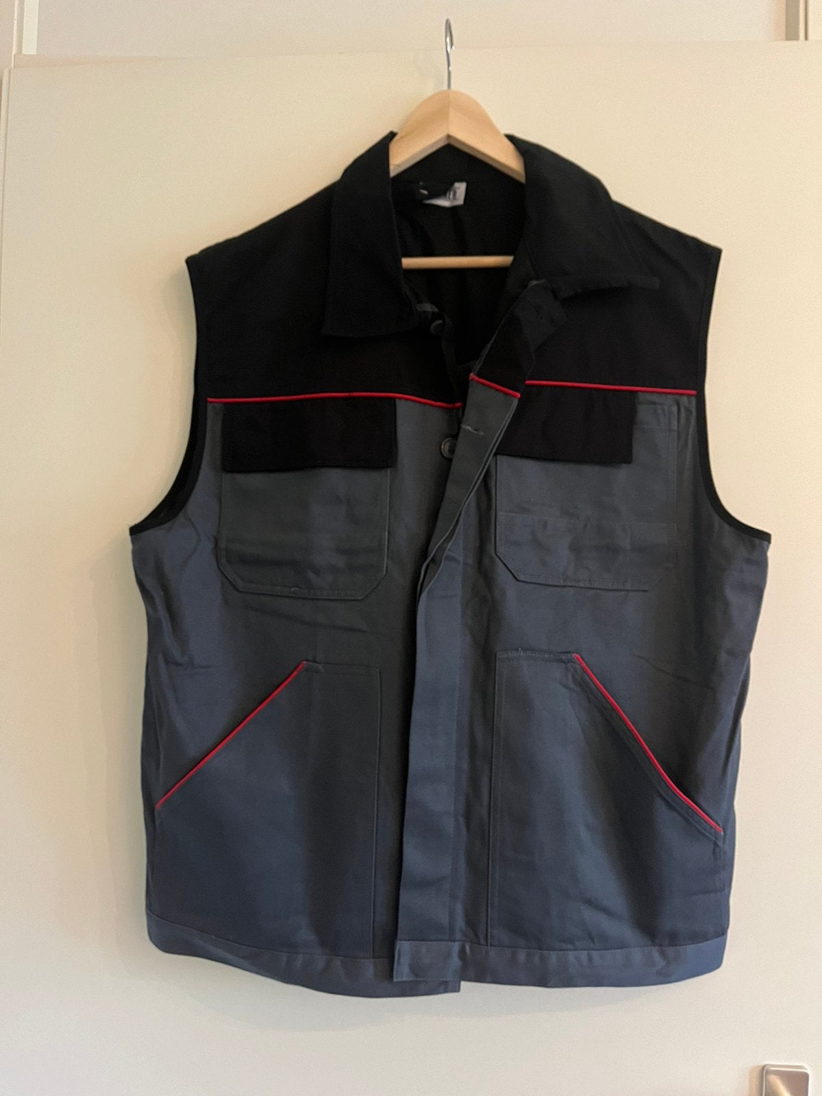 Stoer Heren Werkvest / Bodywarmer Donkergrijs Zwart Maat 54, Ophalen of Verzenden, Zo goed als nieuw, Maat 56/58 (XL), Zwart