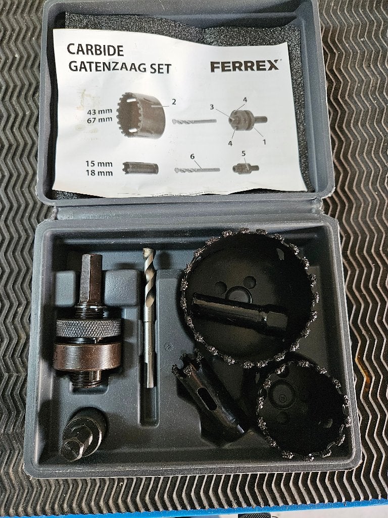grote gaten boren set, Ophalen of Verzenden, Nieuw, Zaag, Overige merken
