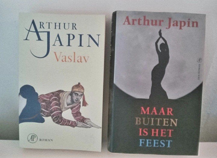 2 boeken van Arthur Japin: Maar buiten is het feest /Vaslav, Boeken, Arthur Japin, Ophalen of Verzenden, Verhalen, Zo goed als nieuw