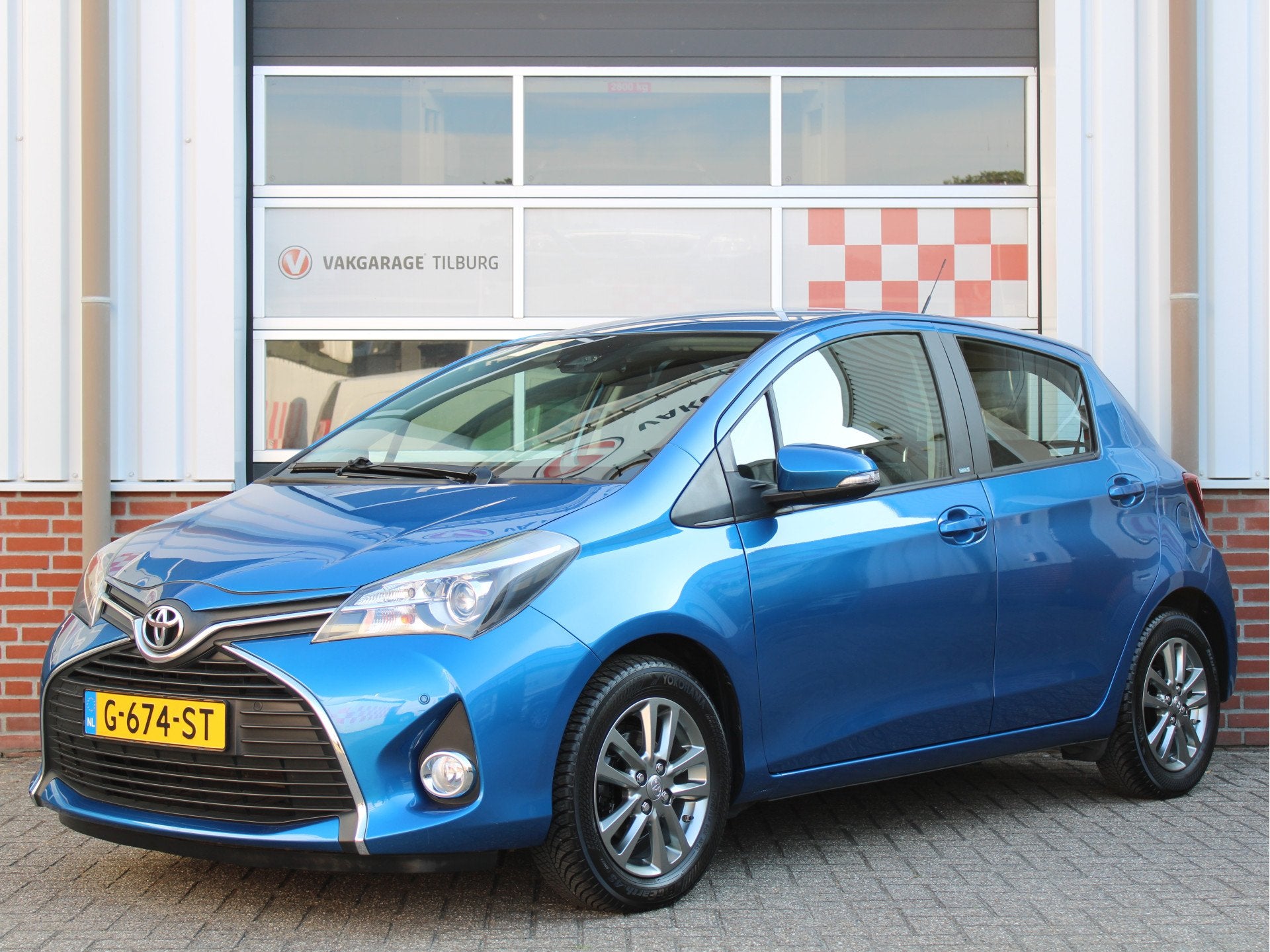 Toyota Yaris 1.0 VVT-i Aspiration Edition S /15'LM/AIRCO/Cam, Stof, Euro 6, Blauw, USB
