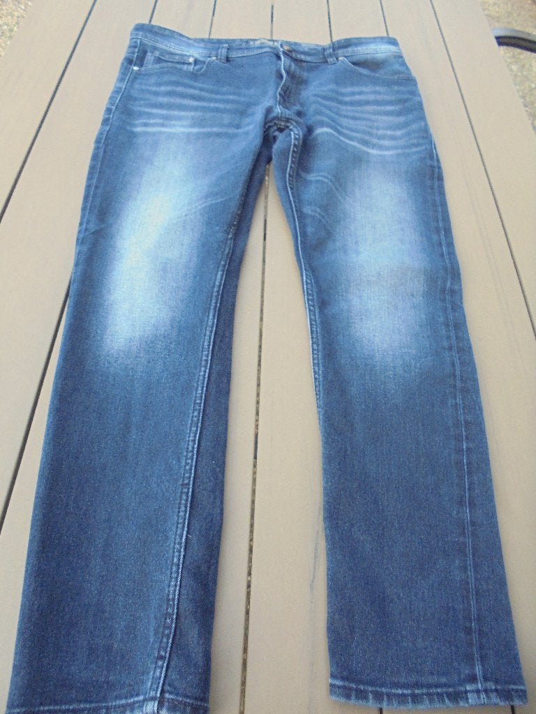 Blauwe spijkerbroek, Blauw, W32 (confectie 46) of kleiner, Ophalen of Verzenden, Zo goed als nieuw