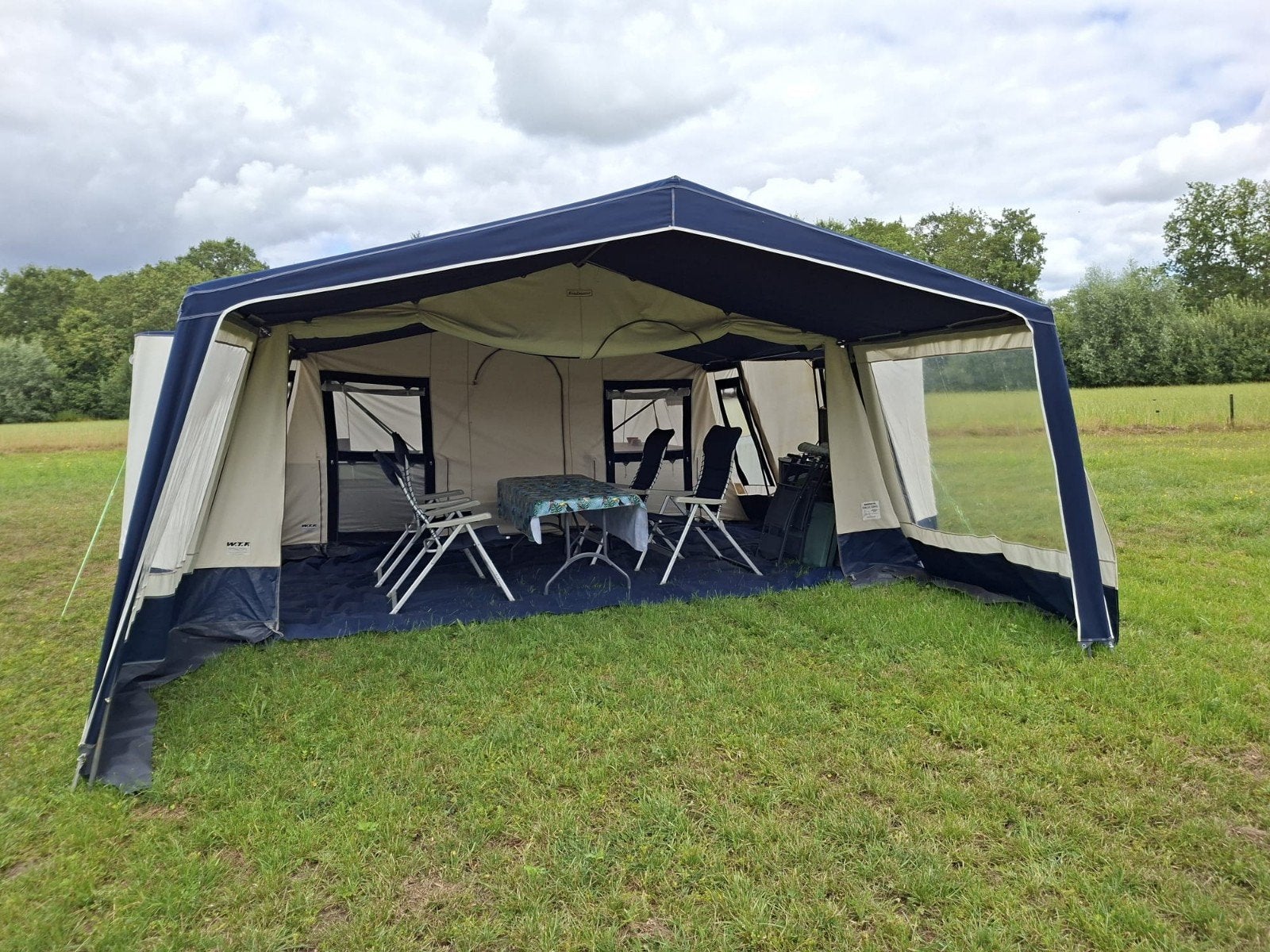Ruime roadmaster family s, Caravans en Kamperen, Vouwwagens, Overige merken, Blauw, Ophalen of Verzenden, Aanwezig
