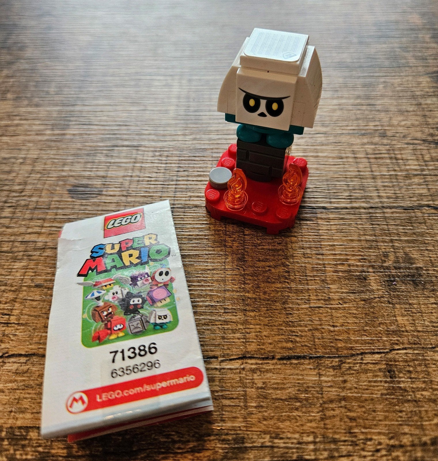 Lego Super Mario #71386 Bone Goomba - Compleet met boekje, Overige thema's, Lego, Inclusief instructies, Ophalen of Verzenden