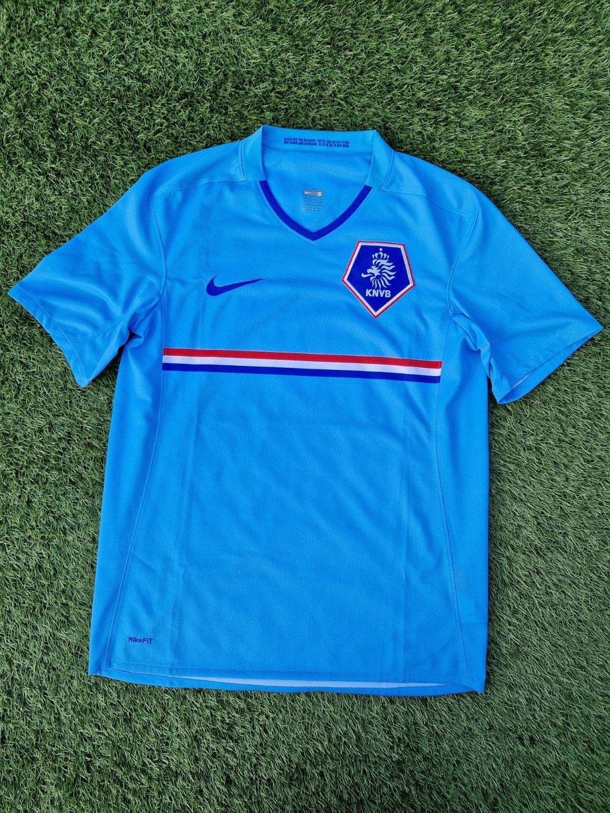 Nederlands elftal uitshirt 2008 Oranje KNVB Maat S, Blauw, Nike, Nieuw, Ophalen of Verzenden