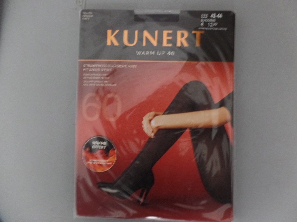 Panty Warm Up 60 Kunert (Black), Verzenden, Nieuw, Zwart, Panty
