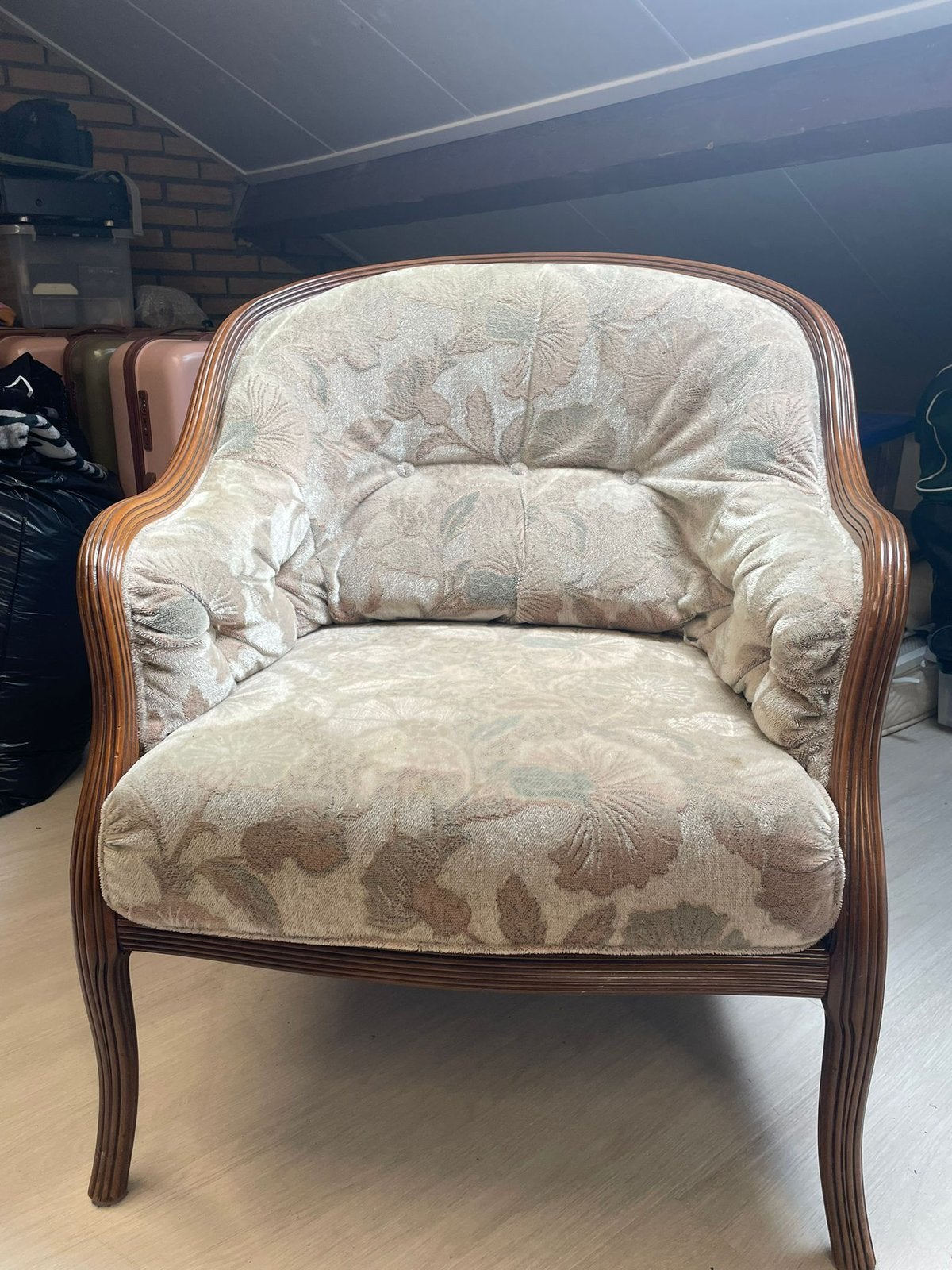 Hele mooie fauteuil, Huis en Inrichting, Fauteuils, Ophalen, Zo goed als nieuw, 75 tot 100 cm, 50 tot 75 cm