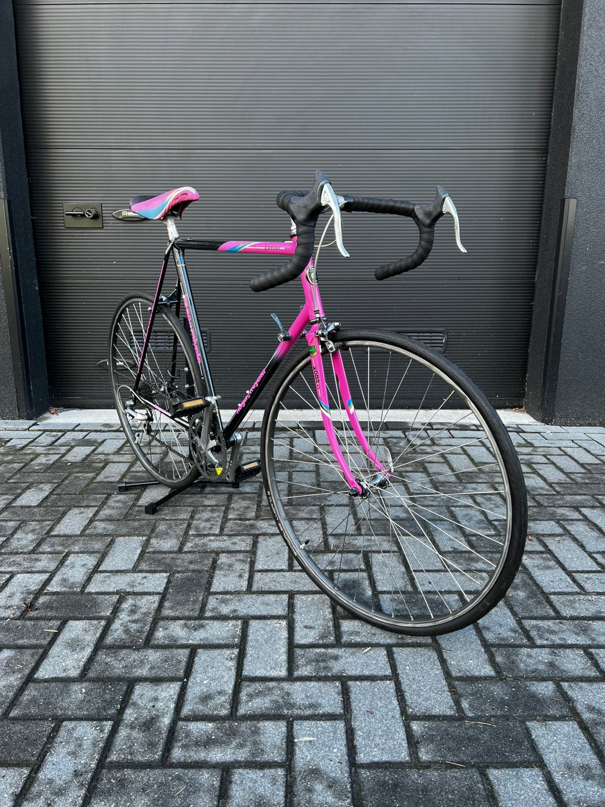 Topfiets Koga Miyata exerciser zwart roze racefiets vintage, 28 inch, Velgrem, Ophalen of Verzenden, Zo goed als nieuw