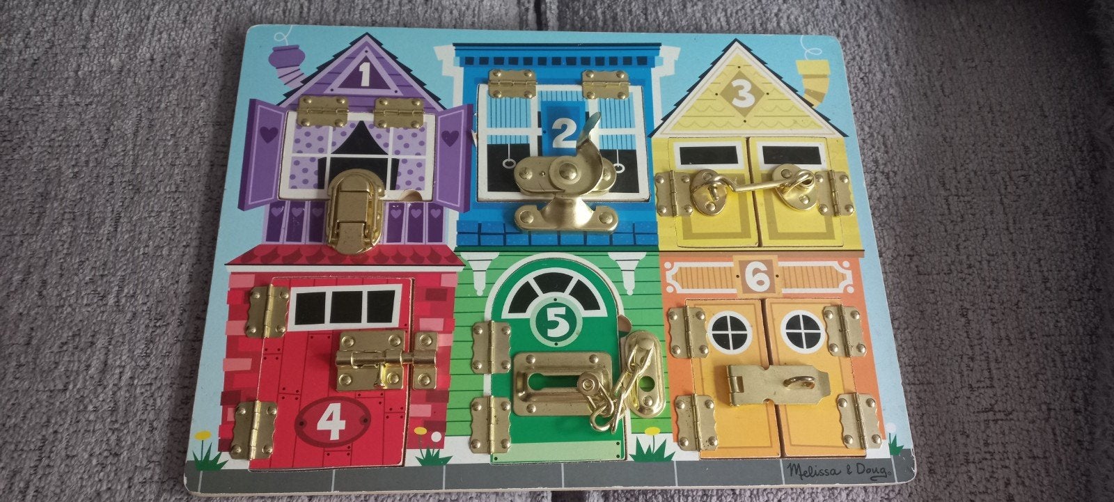 Melissa & Doug slotjesbord / activiteitenbord, Ophalen, Gebruikt, Overige typen