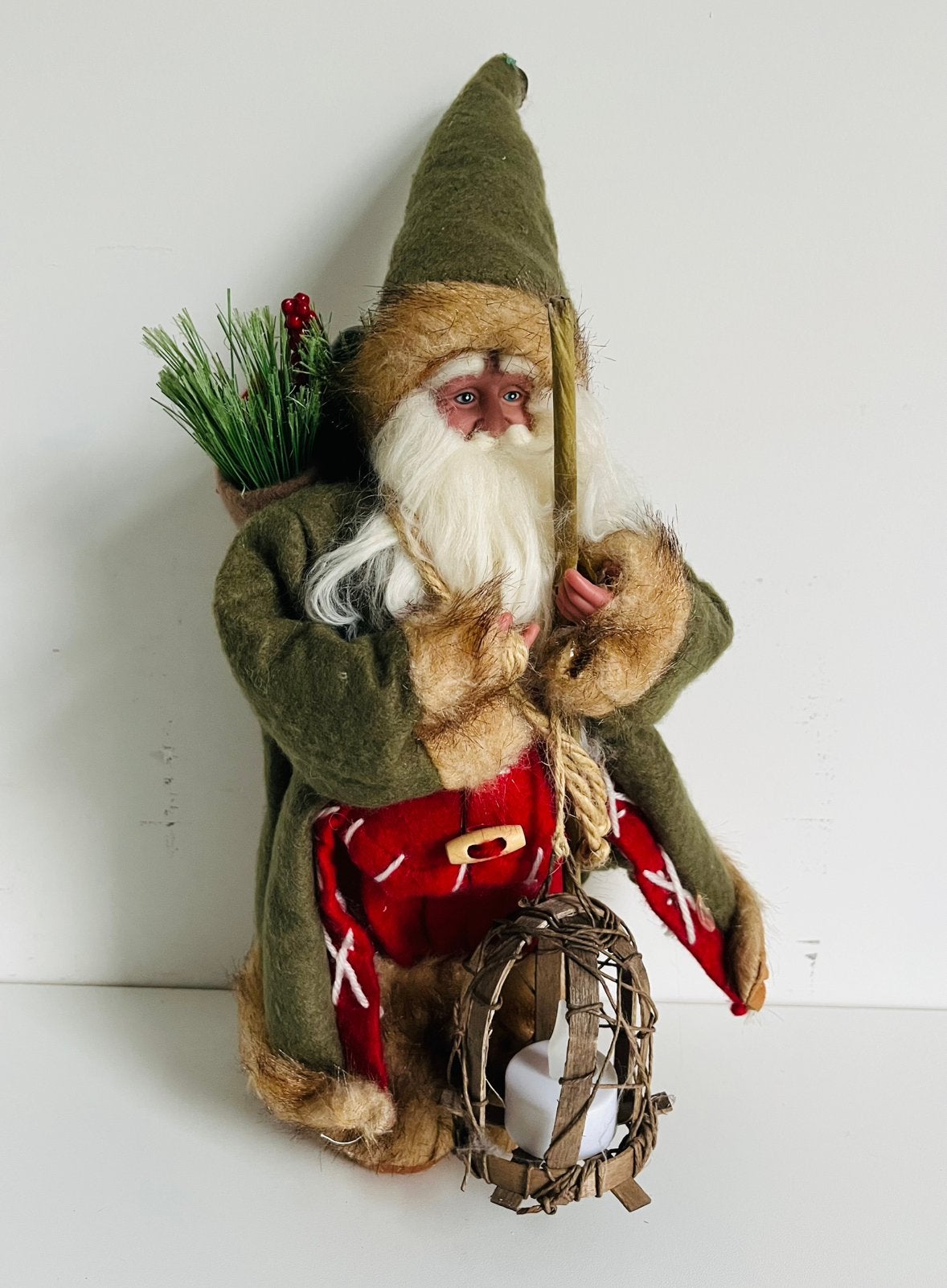 Kerstman met lantaarn, Ophalen of Verzenden, Zo goed als nieuw