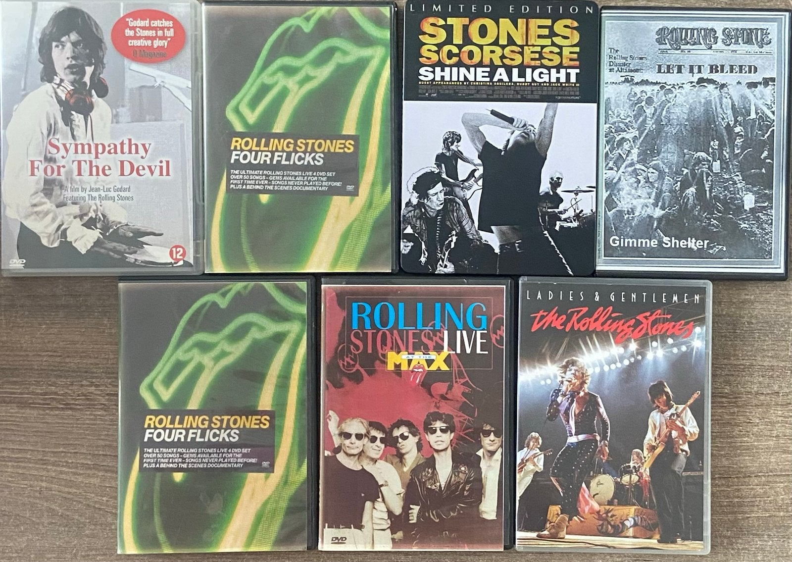 Rolling Stones DVD Collectie - Live Concerten & Documentaire, Ophalen, Engels, Nederlands, Zo goed als nieuw