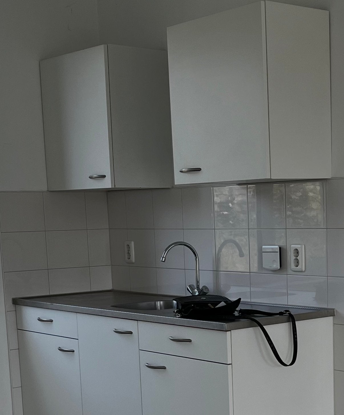 Rvs aanrechtblad inclusief spoelbak & kraan, Ophalen, Gebruikt, 150 tot 200 cm, Minder dan 100 cm