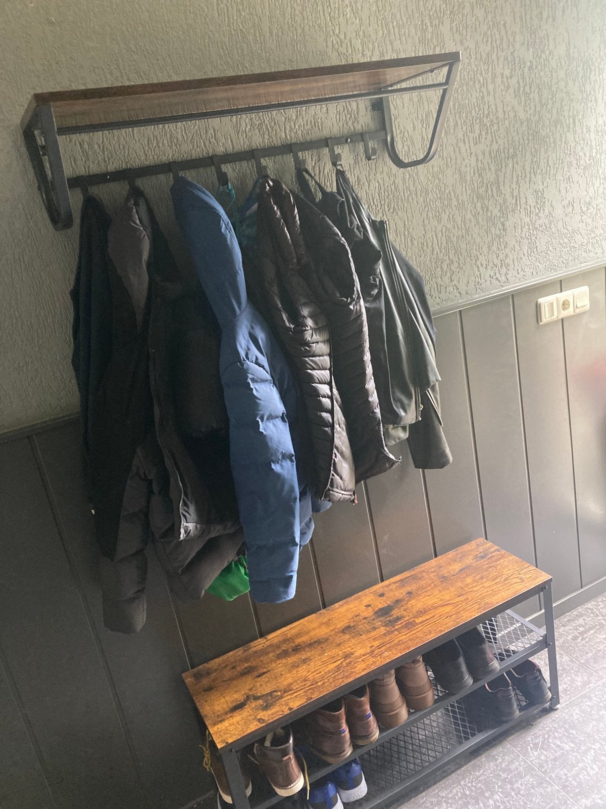 Kapstok setje, Zo goed als nieuw, Minder dan 100 cm, Hout, Ophalen