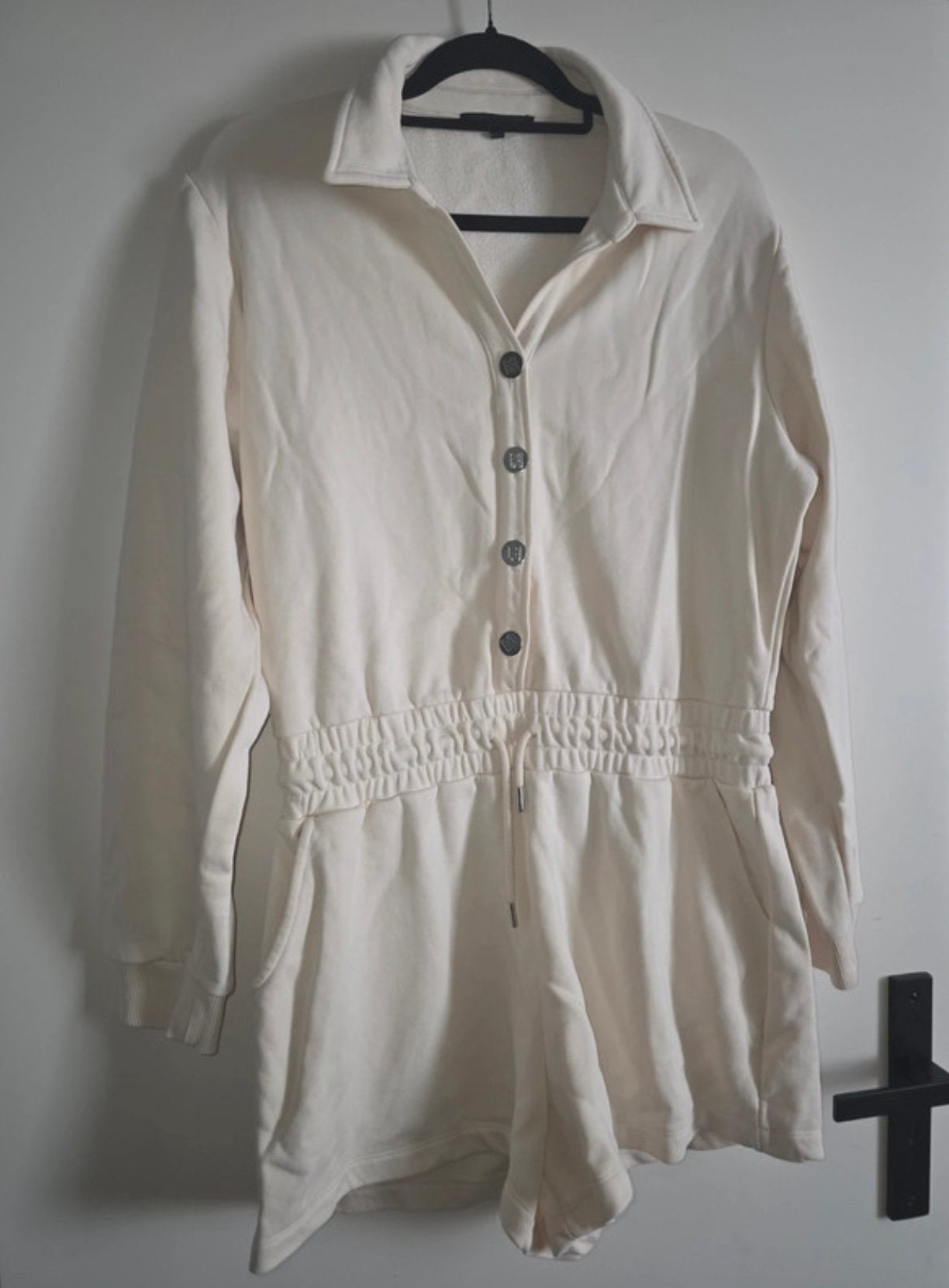 Nikkie jumpsuit - maat 42, Kleding | Dames, Verzenden, Zo goed als nieuw, Maat 42/44 (L), Wit