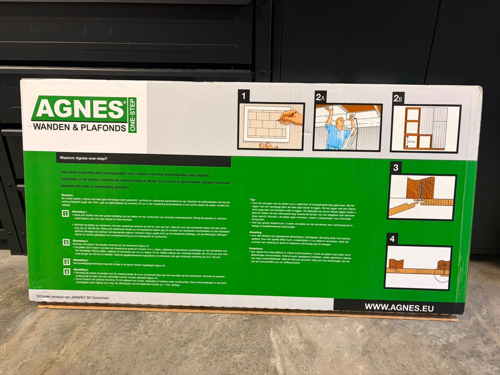 Agnes One-Step Kant-en-klare Wand- en Plafondplaten, Doe-het-zelf en Verbouw, Ophalen, Zo goed als nieuw, Overige materialen, Minder dan 20 mm
