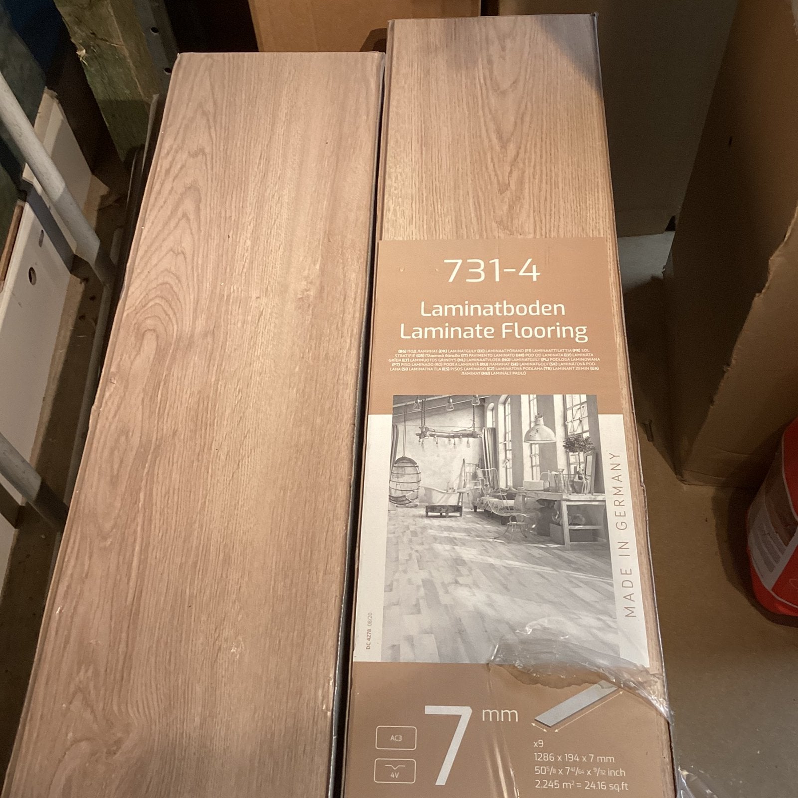 WEEKENDAANBIEDING: 26 m2 nieuw laminaat !, Ophalen, 50 tot 150 cm, Zo goed als nieuw, 10 m² of meer