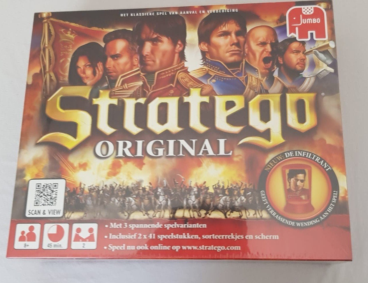 Stratego Original, Een of twee spelers, Ophalen of Verzenden, Nieuw, Jumbo