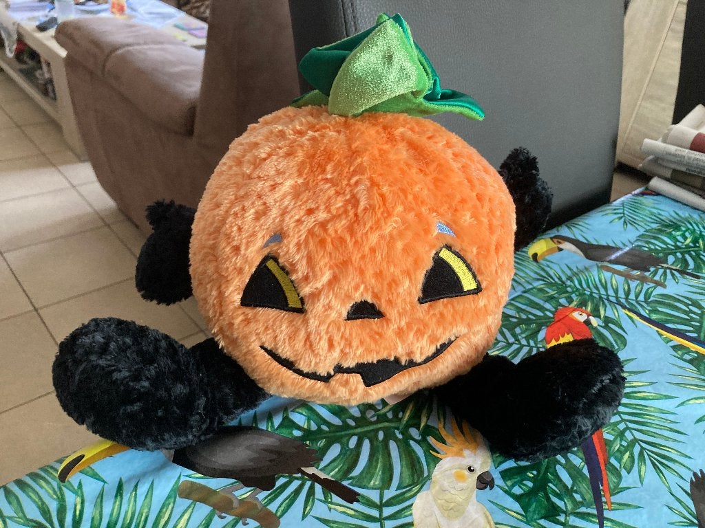 Leuke Pompoen ( halloween ) knuffel, Kinderen en Baby's, Speelgoed | Knuffels en Pluche, Ophalen of Verzenden, Nieuw, Overige typen