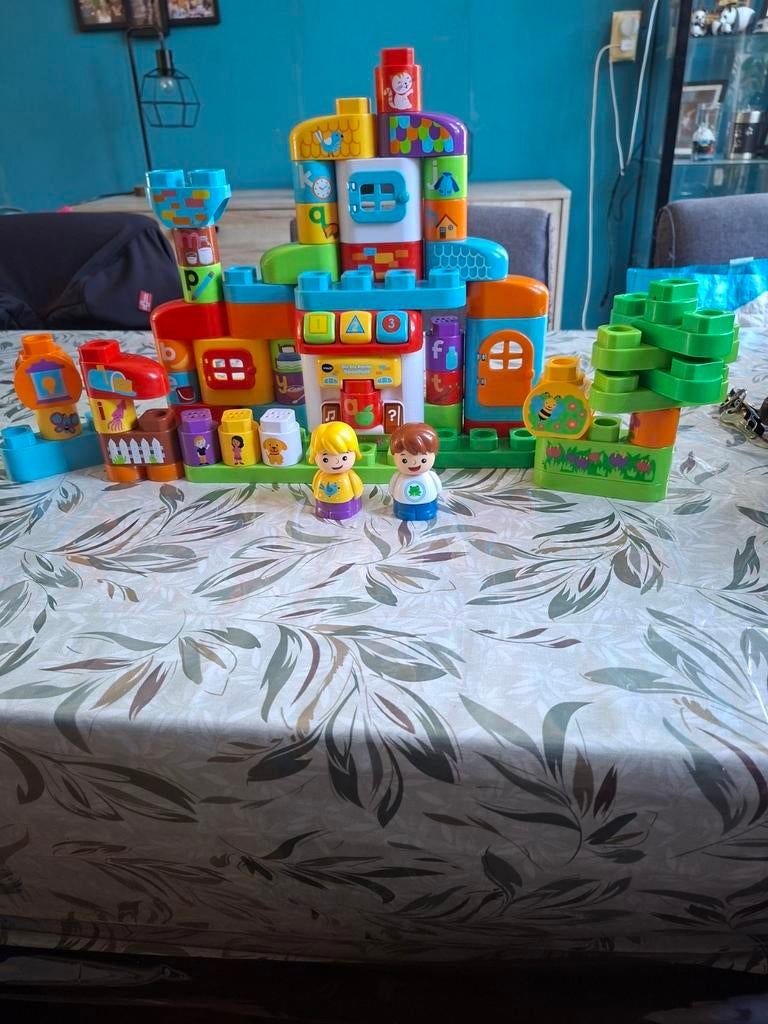 VTech bla bla blocks  Speelset met Figuren, Ophalen, Zo goed als nieuw, Overige merken