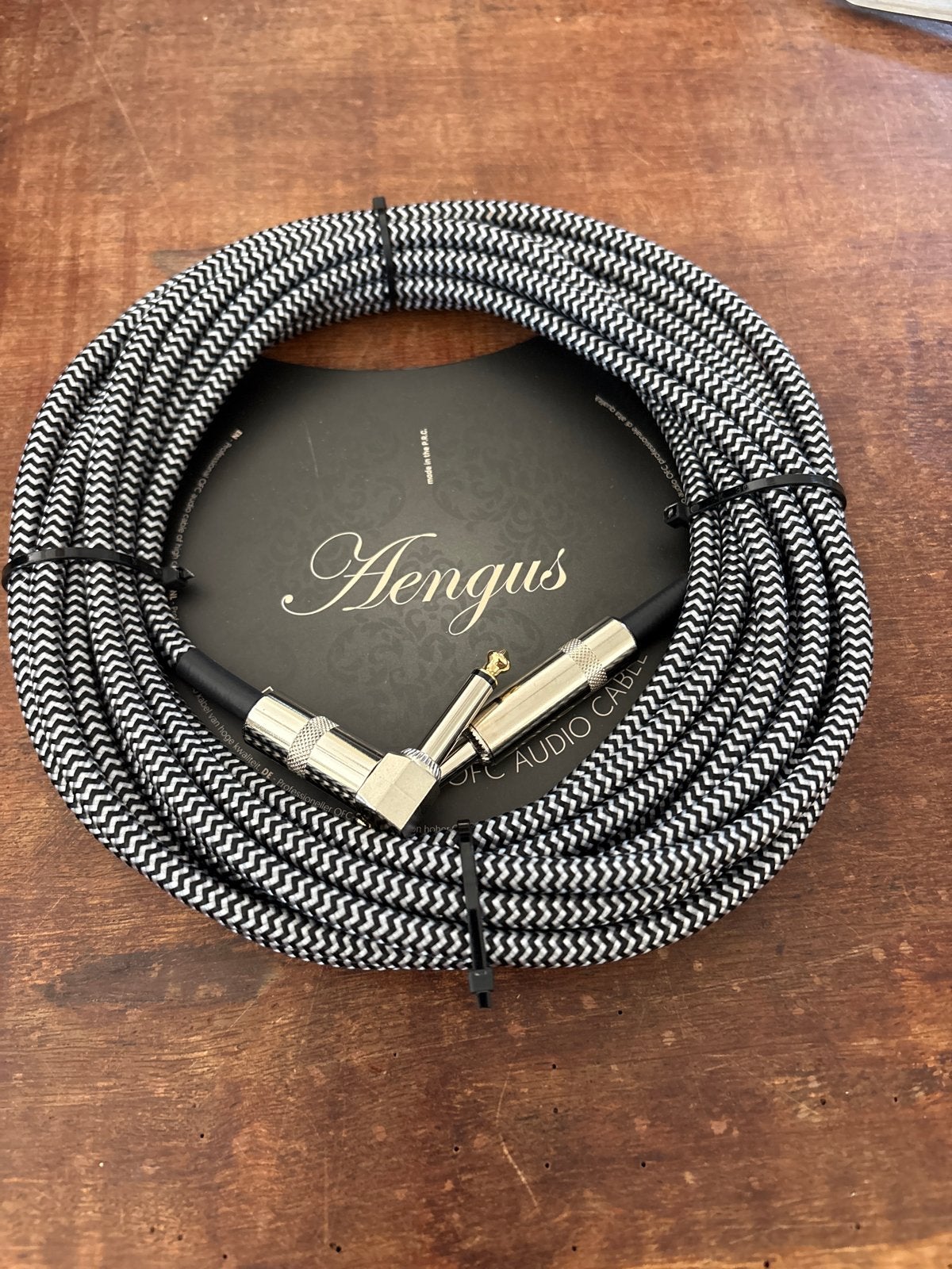 Hoogwaardige Gitaar/Instrument kabel - Tweed Vintage Look, Muziek en Instrumenten, Kabels en Stekkers, Ophalen, Nieuw, Instrument
