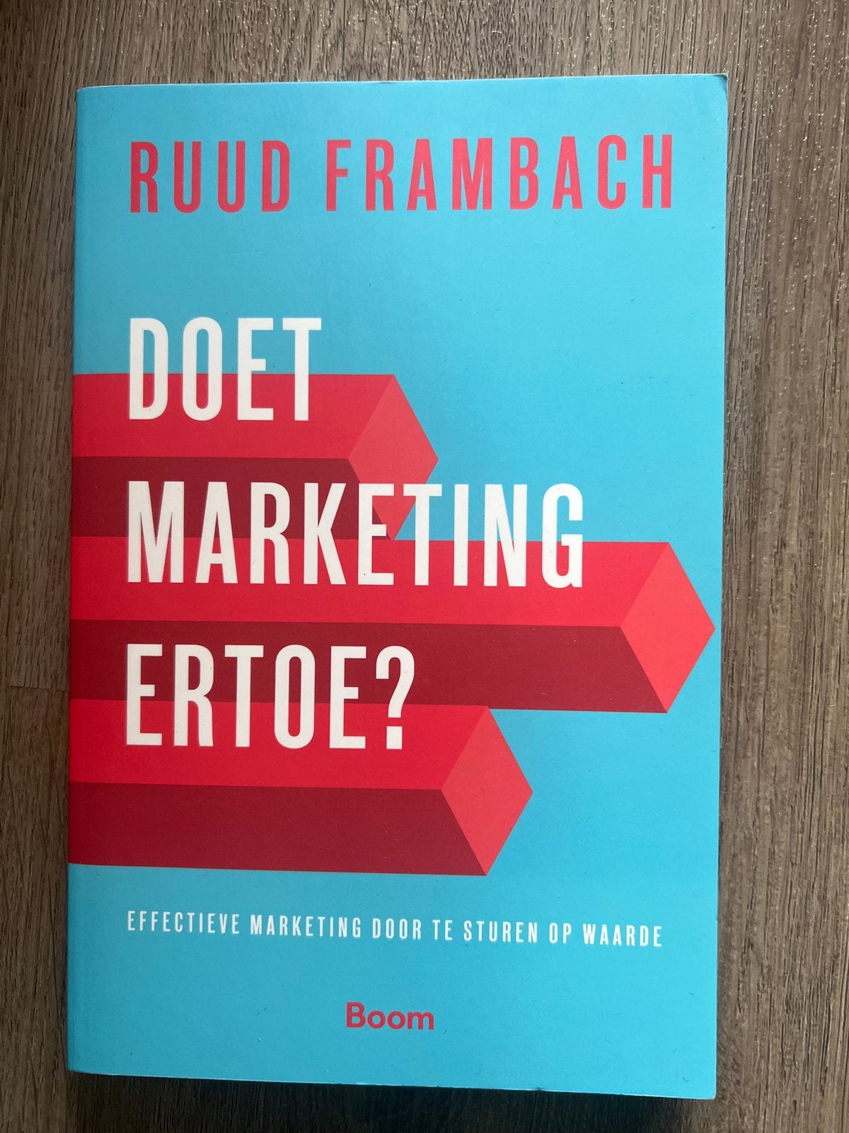 Ruud Frambach - Doet marketing ertoe?, Ophalen of Verzenden, Zo goed als nieuw, Economie en Marketing