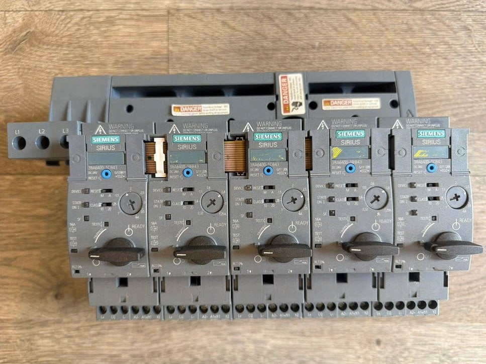 Siemens Sirius 3RV2 motorbeveiligingsschakelaars (5 stuks), Hobby en Vrije tijd, Ophalen of Verzenden, Zo goed als nieuw