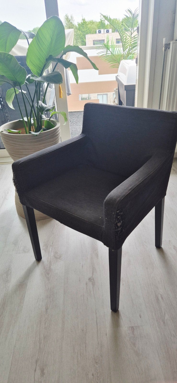 Gratis Ikea eetkamerstoel - hoes beschadigd, Gebruikt, Ophalen of Verzenden, Eén, Stof