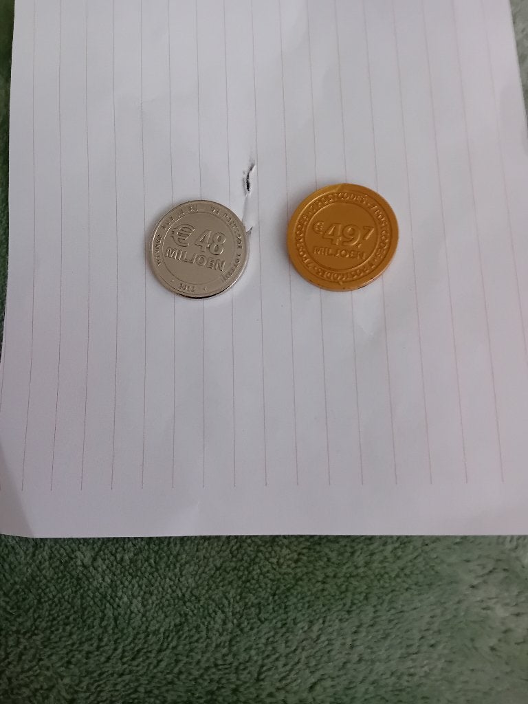 2 muntjes - postcodeloterij, Ophalen of Verzenden, Zo goed als nieuw