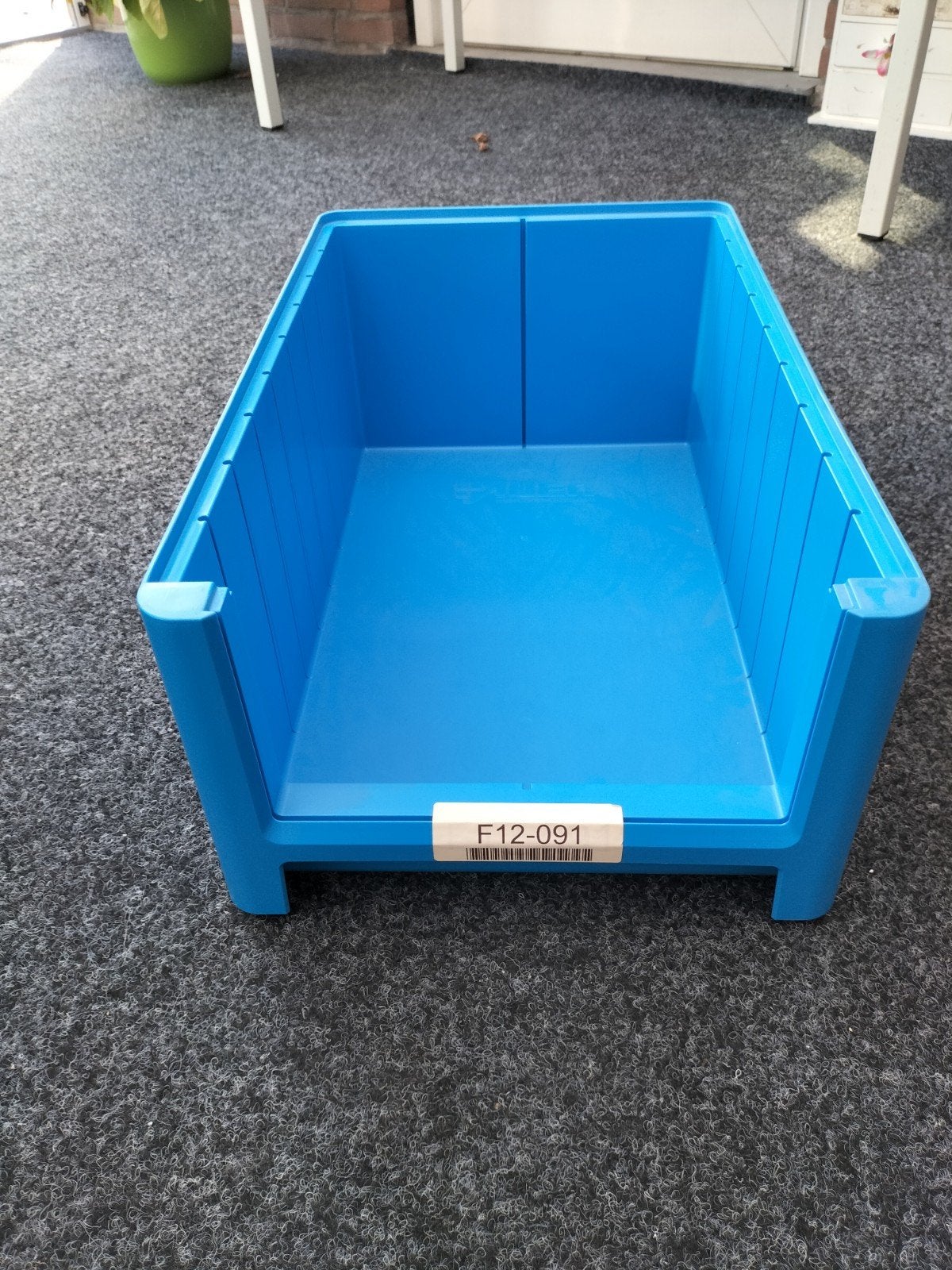 Blauwe AUER magazijnbak - Zo goed als nieuw, Ophalen, 40 tot 60 cm, 50 tot 75 cm, Bak of Kist