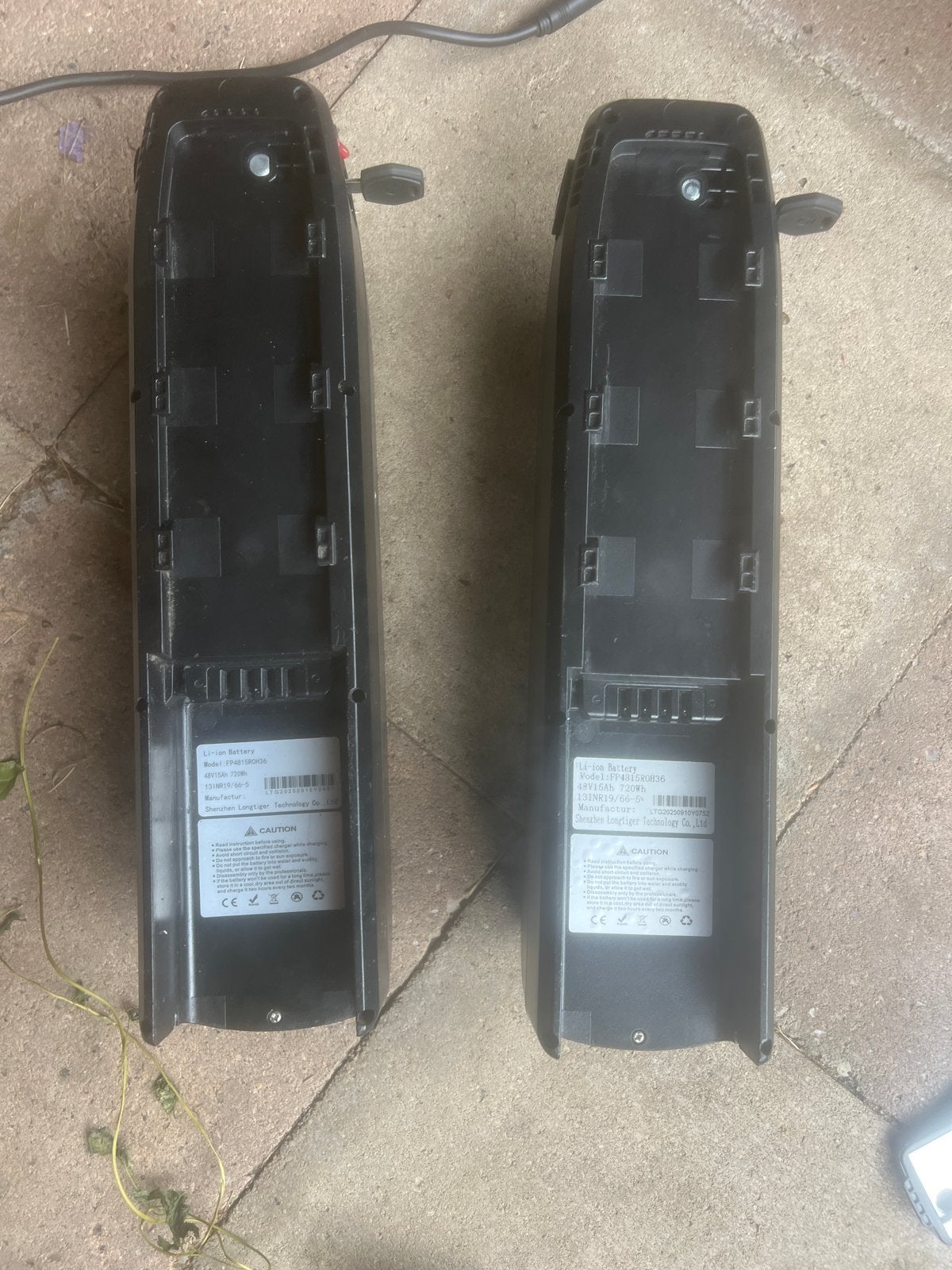 2 Fatbike Accu's V8 met Sleutel, Fietsen en Brommers, Ophalen of Verzenden, Zo goed als nieuw