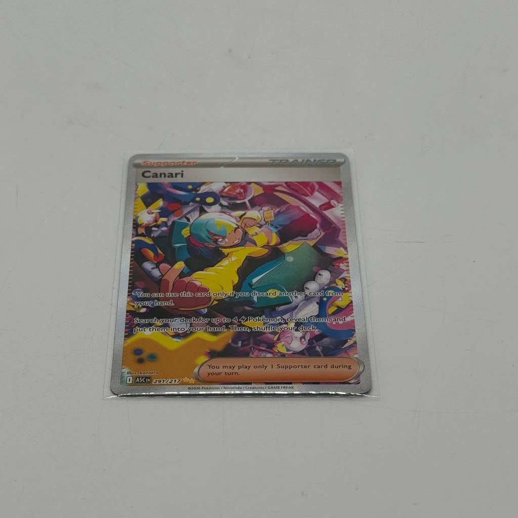 Pokemon Kaart - Trainer Canari (291/217) | Near Mint, Ophalen of Verzenden, Zo goed als nieuw