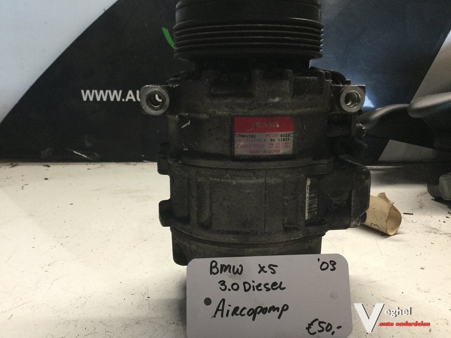 BMW X5 2003 3.0 Diesel Aircopomp   7SBU16C, Gebruikt, -, -, Ophalen of Verzenden