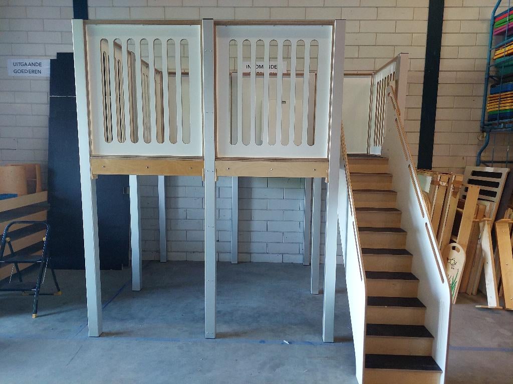 Kids-F speelzolder / verhoogde speel- werkvloer / Heutink, Ophalen of Verzenden, Zo goed als nieuw, Overige materialen
