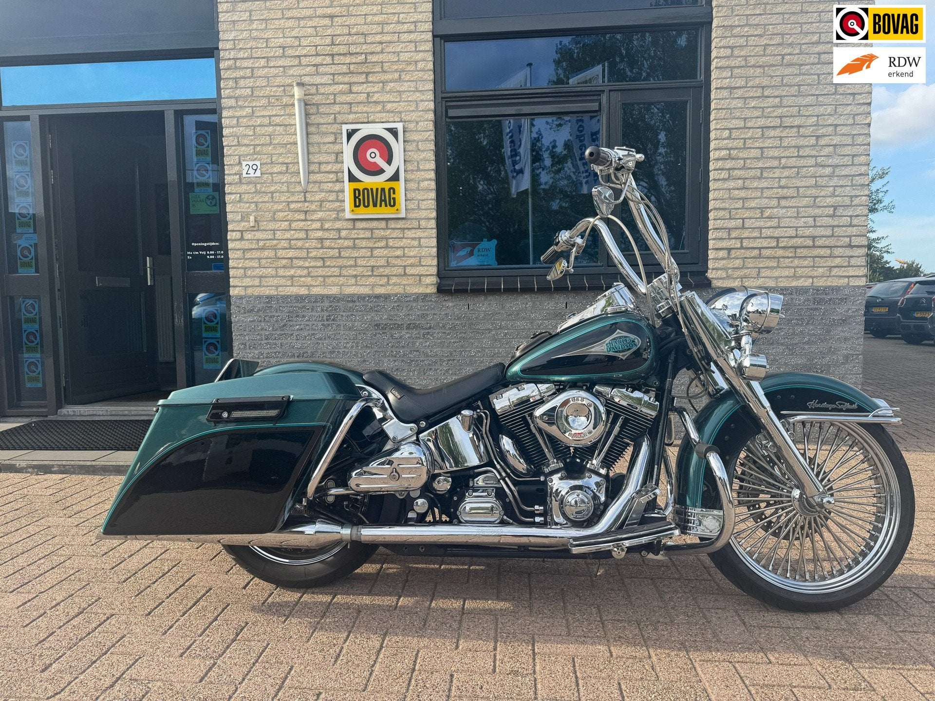 Harley Davidson 88 FLSTC Heritage Classic - Chicano style, Motoren, Chopper, 1449 cc, Meer dan 35 kW, Handgeschakeld