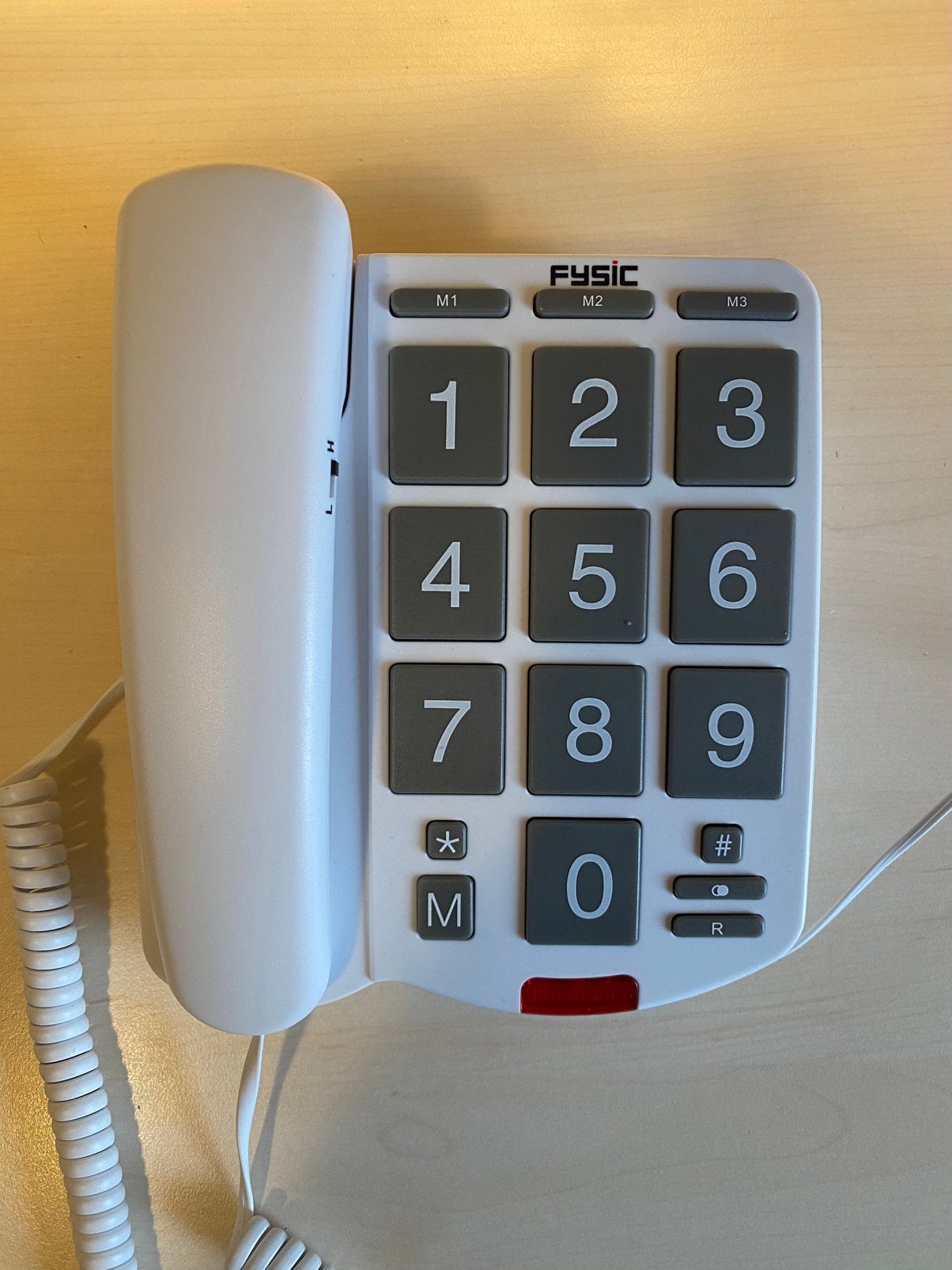 Fysic FX575 vaste telefoon, grote knoppen ALS NIEUW t.e.a.b., Telecommunicatie, Vaste telefoons | Niet Draadloos, Ophalen, Zo goed als nieuw