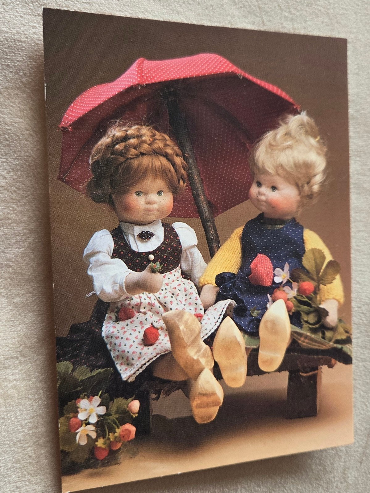 Ansichtkaart - Christa Franck Puppenkanien, Ophalen of Verzenden, 1980 tot heden, Ongelopen, Kinderen