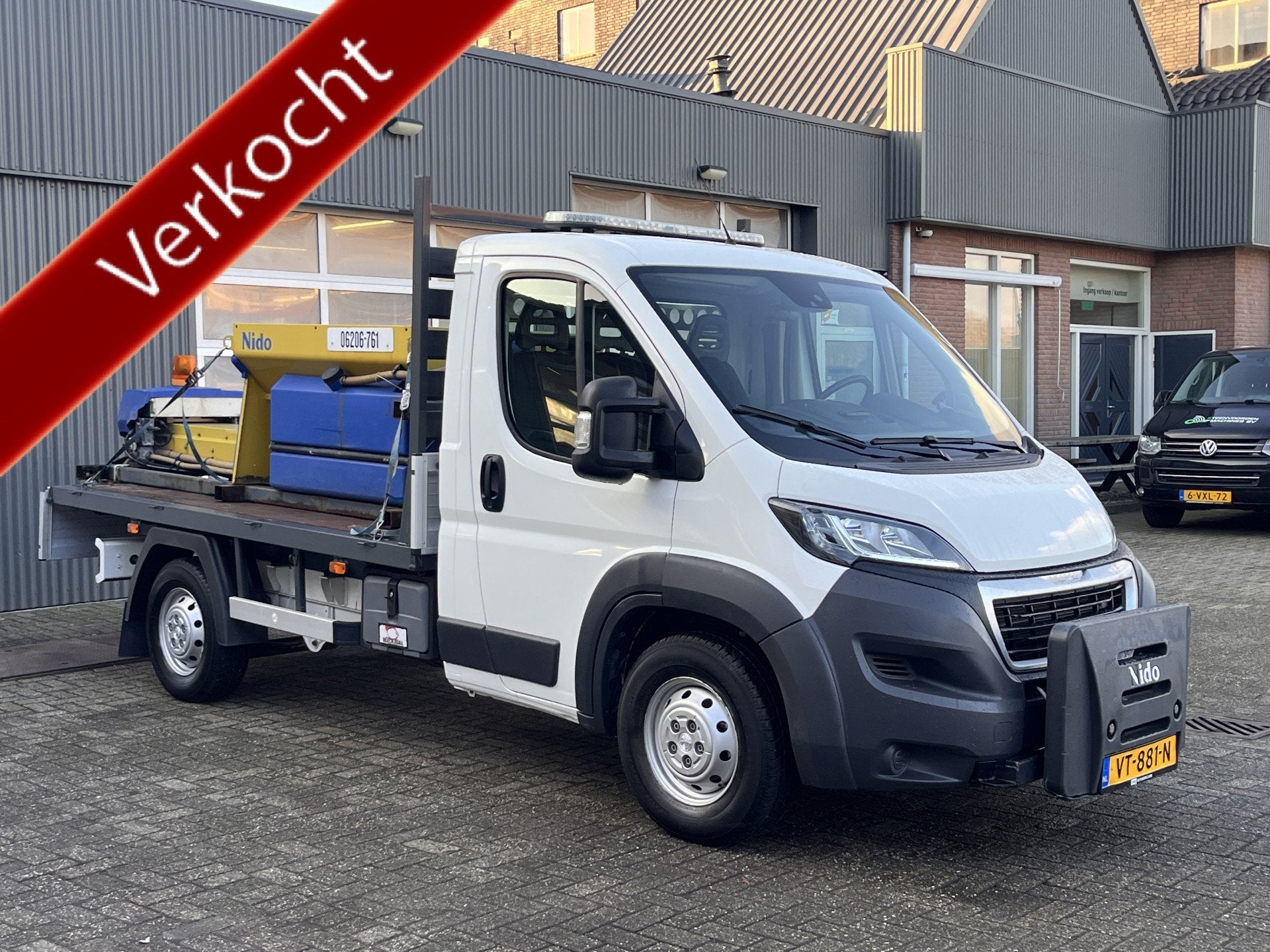 Peugeot Boxer 2.2 HDI Heavy Winterdienst Zoutstrooier Nido O, Voorwielaandrijving, Zwart, 4 cilinders, Wit