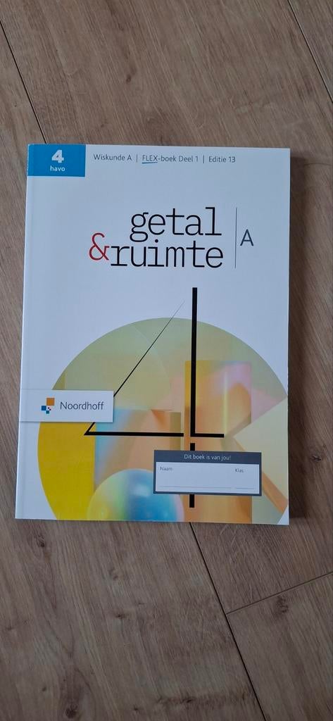 Havo 4 getal en ruimte wiskunde 13e editie wiskunde a deel 1, Boeken, Ophalen of Verzenden, Zo goed als nieuw, HAVO