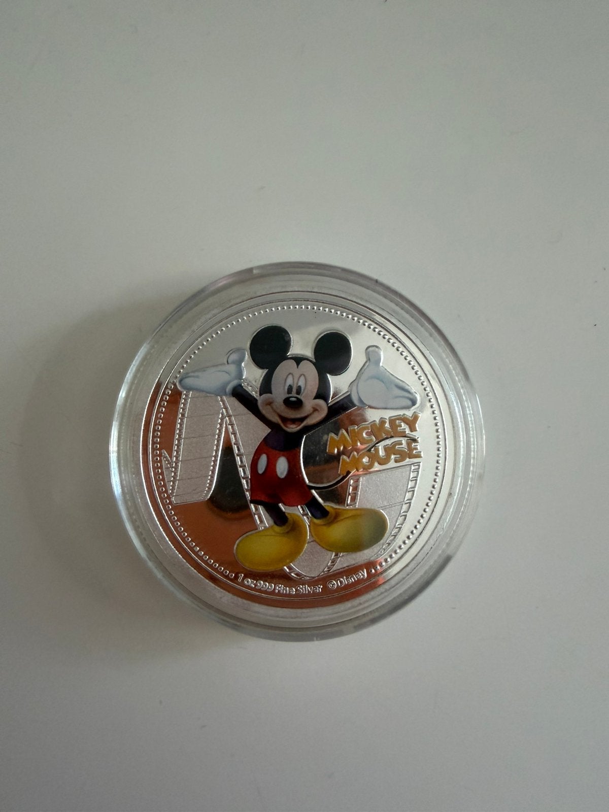 New Zealand Walt Disney munt in capsule Mickey Mouse, Ophalen of Verzenden, Mickey Mouse, Nieuw