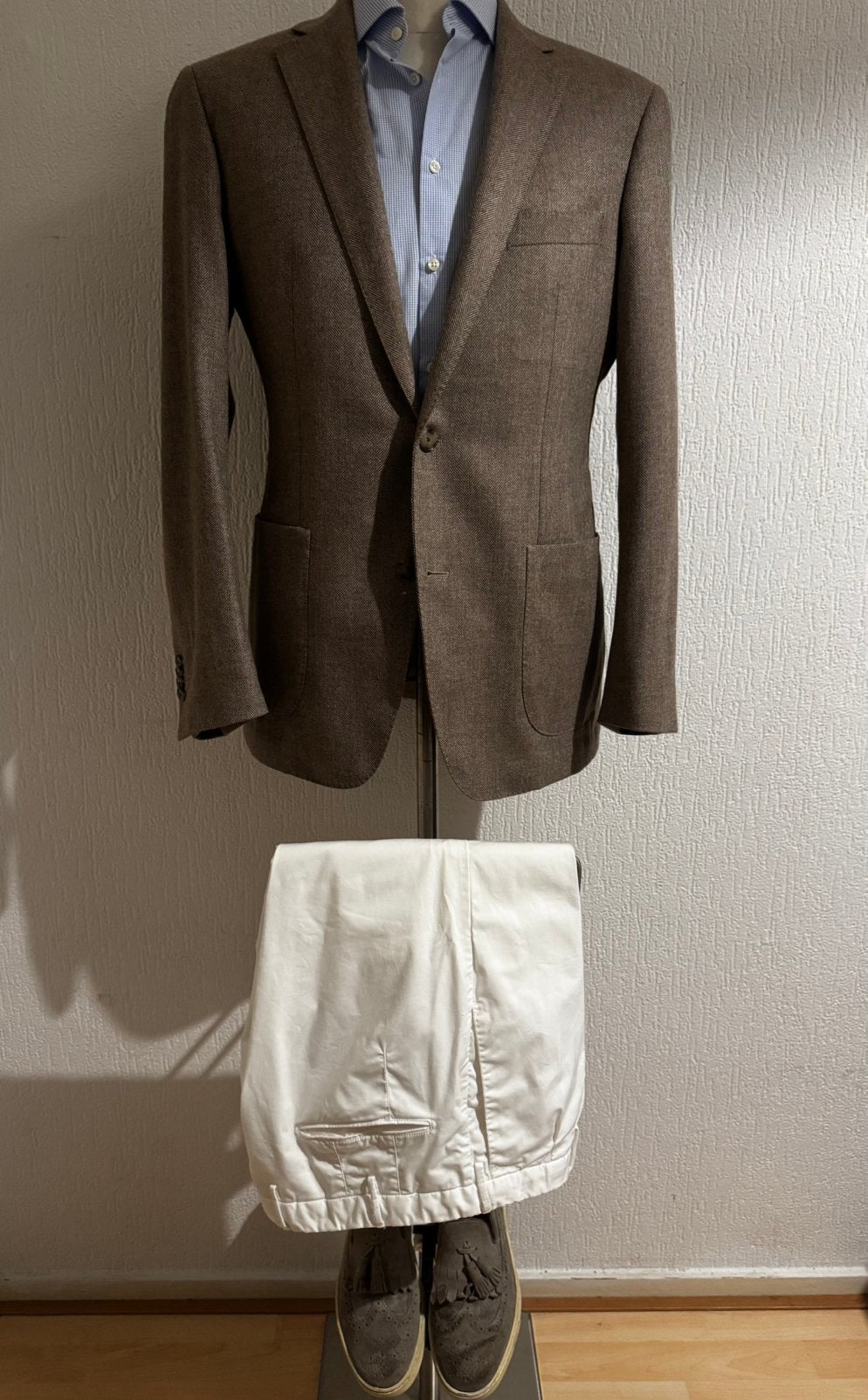 Oger Jasje Loro Piana stof, Verzenden, Zo goed als nieuw, Maat 52/54 (L), Overige kleuren
