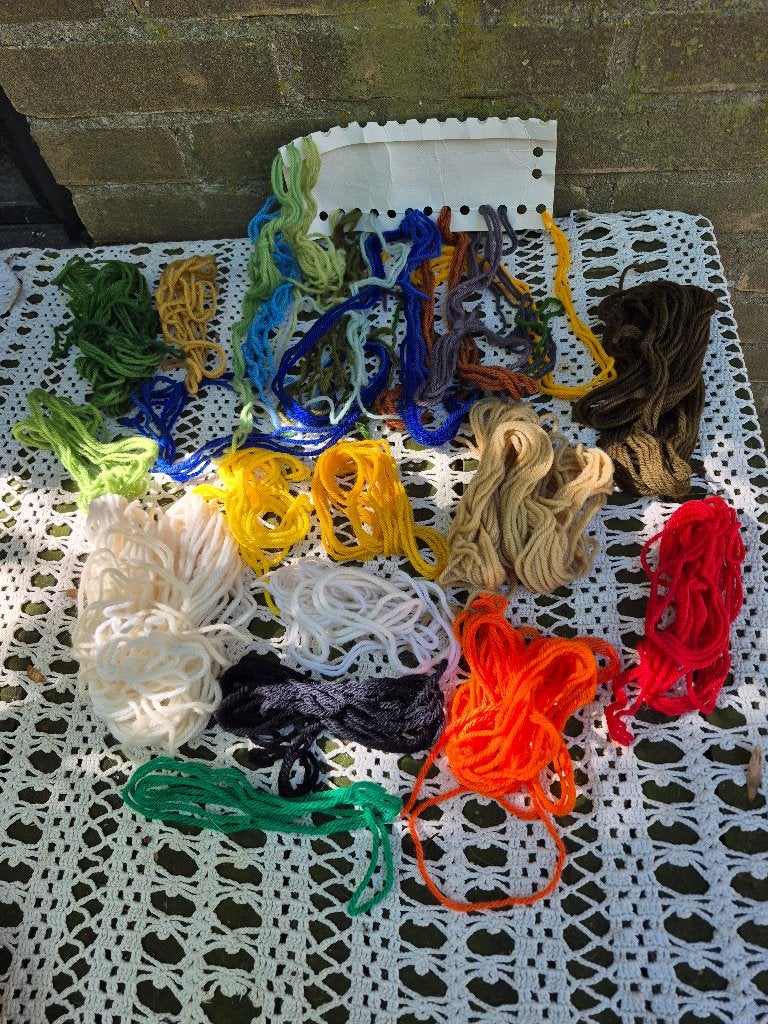 borduurwol, Hobby en Vrije tijd, Borduren en Borduurmachines, Ophalen of Verzenden, Zo goed als nieuw, Handborduren, Overige typen