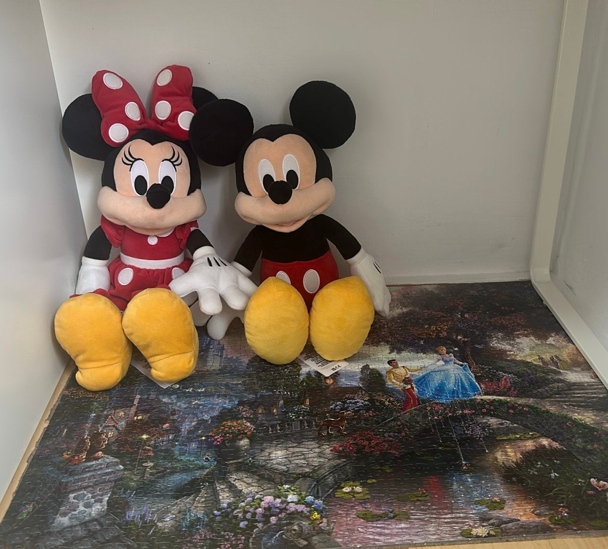 Mickey en Minnie Mouse knuffels - Disneyland, Muis, Disney, Ophalen of Verzenden, Middelgroot (20 tot 80 cm)