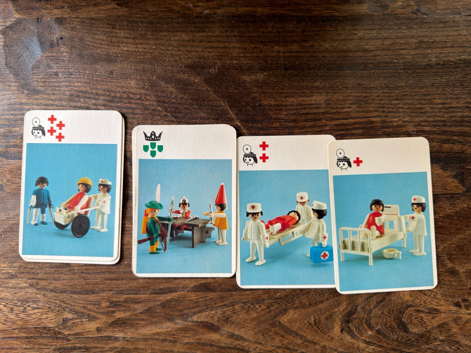 Playmobil kwartet Kaartspel - Vintage Berliner Spielkarten, Ophalen, Gebruikt, Jongen of Meisje