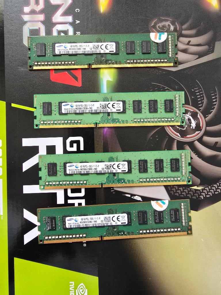 16GB DDR3 Samsung 1Rx8 PC3L -12800U-11-13-A1, Computers en Software, RAM geheugen, Ophalen of Verzenden, DDR3, 16 GB