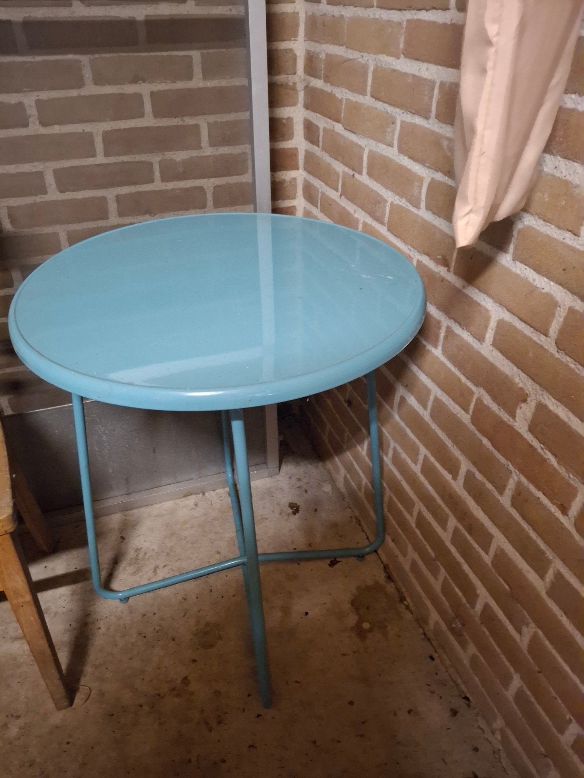 IKEA blauwe balkontafel - perfect voor kleine ruimtes, Ophalen